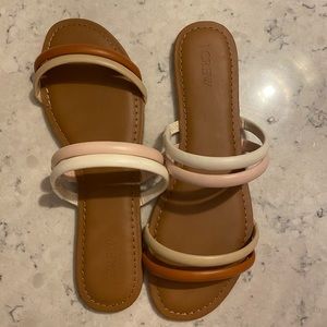 J. Crew Sandals originally $55 selling for $35.
